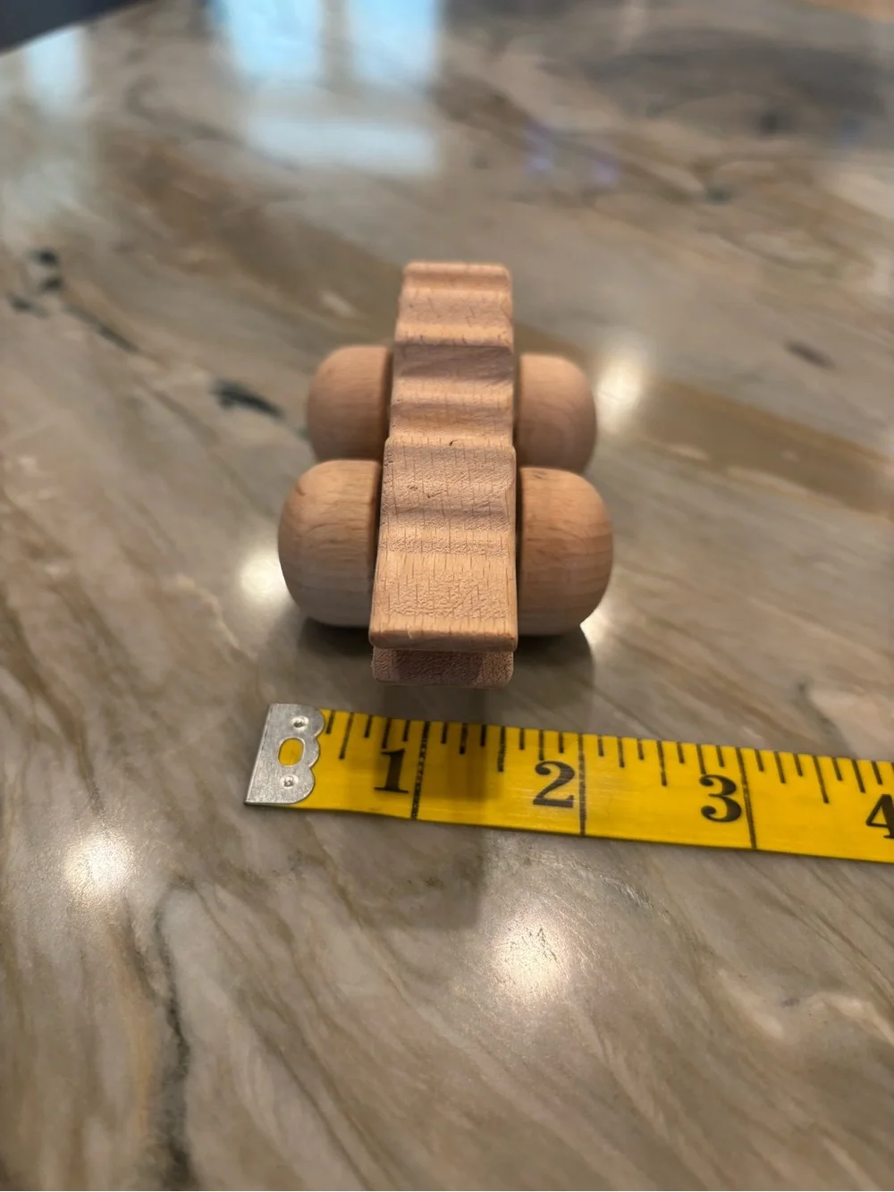 Set of Wooden Animal Rattler Toys 🐊 🐖 🐘